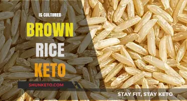 Exploring the Keto Compatibility of Cultured Brown Rice