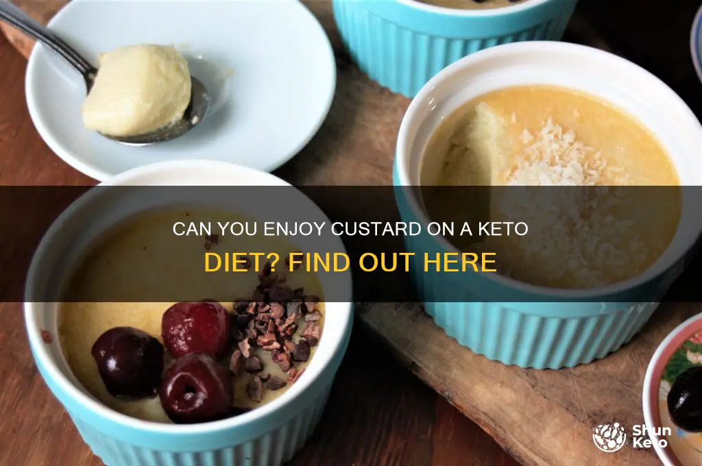 is custard allowed on keto diet