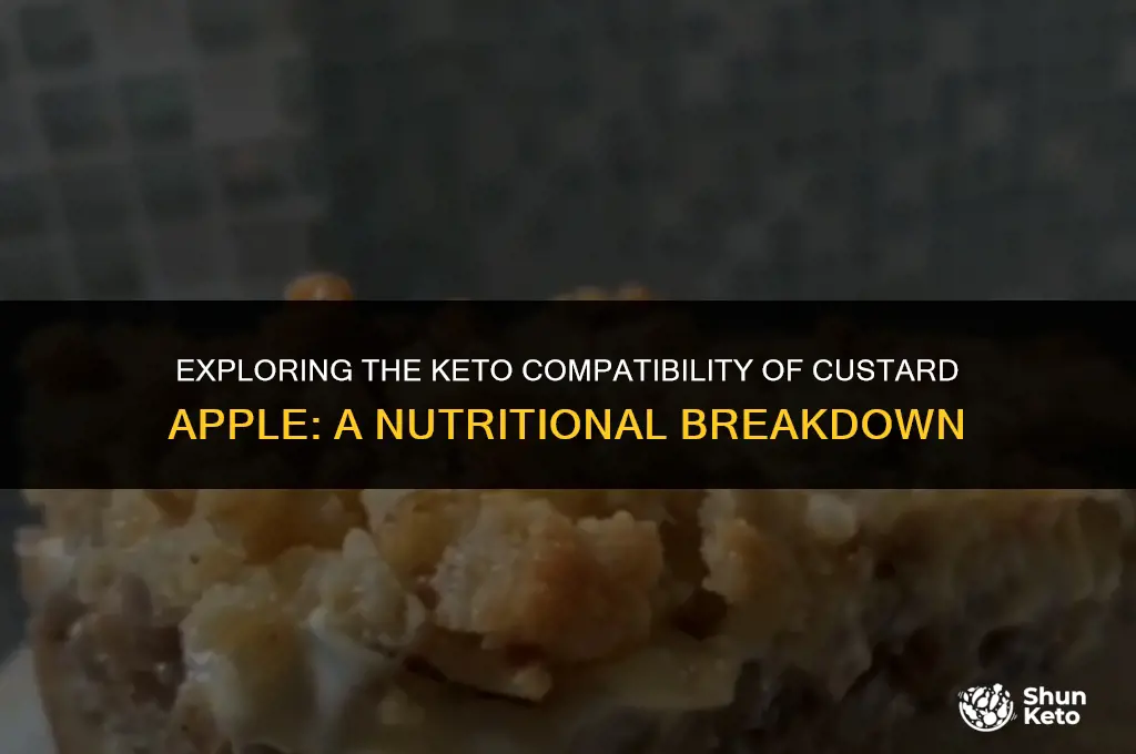 is custard apple keto friendly