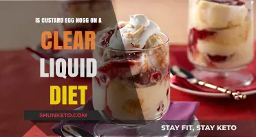 Custard Egg Nogg: Clear Liquid Diet-Friendly?