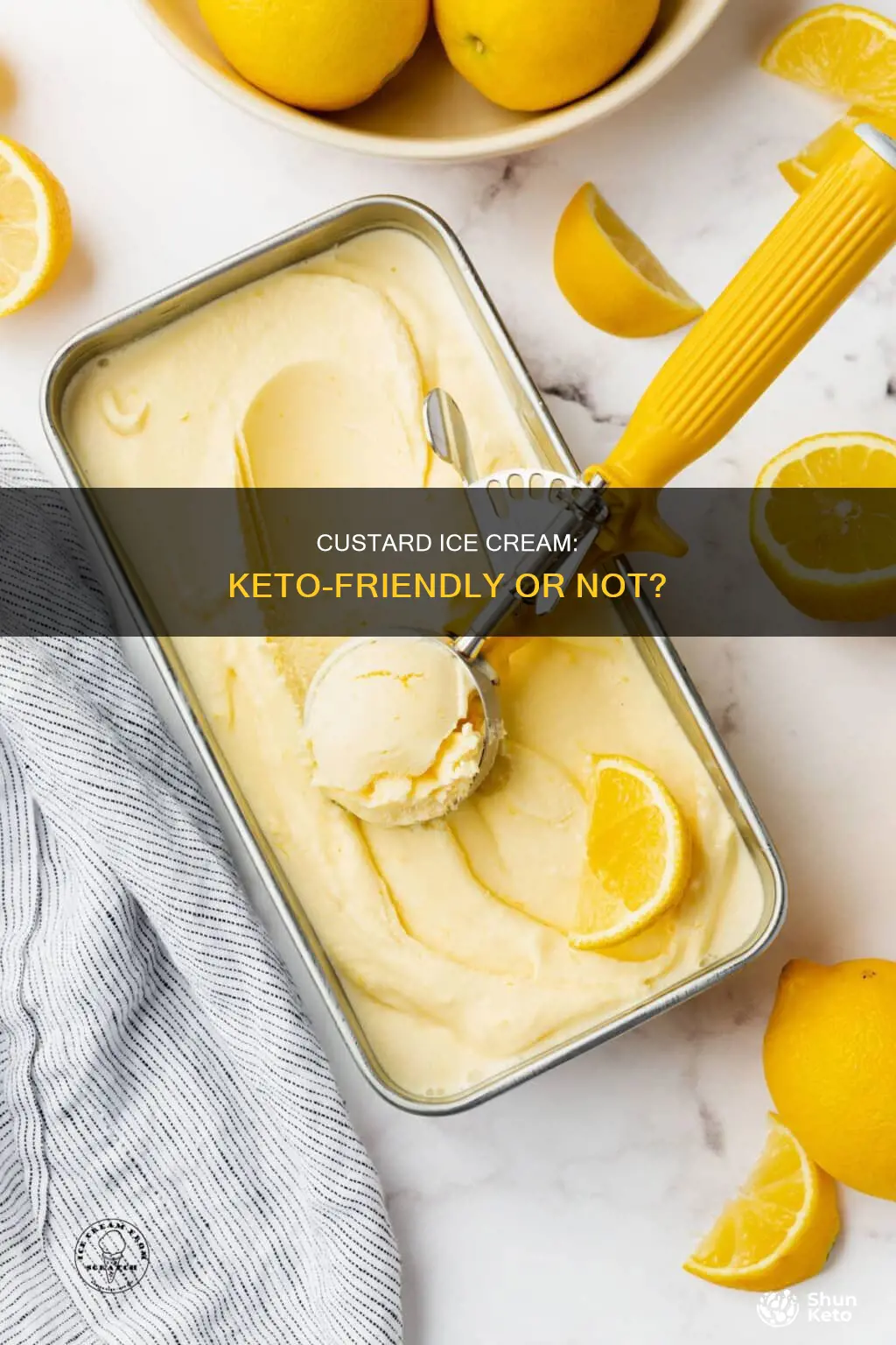 is custard ice cream keto