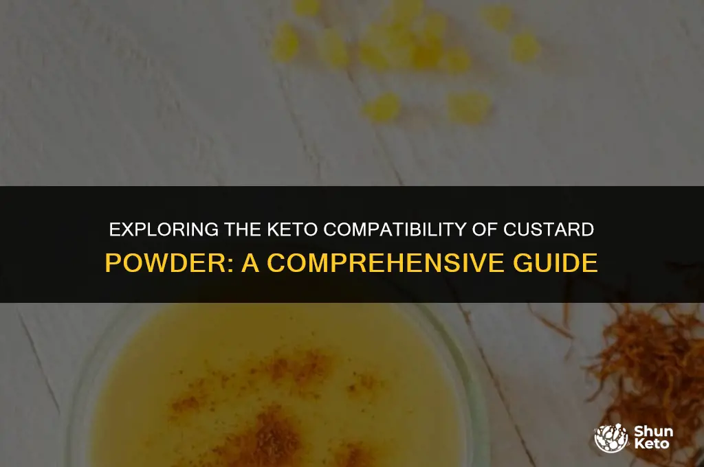 is custard powder keto friendly
