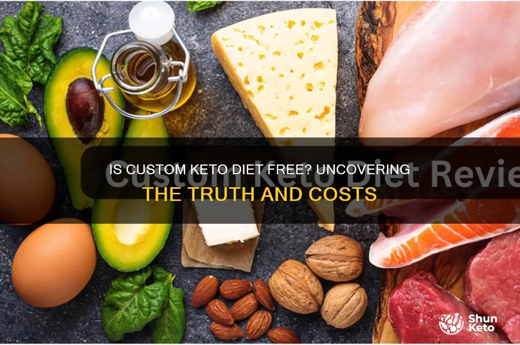 is custom keto diet free