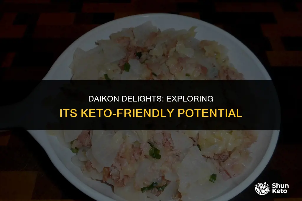 is daikon keto friendly