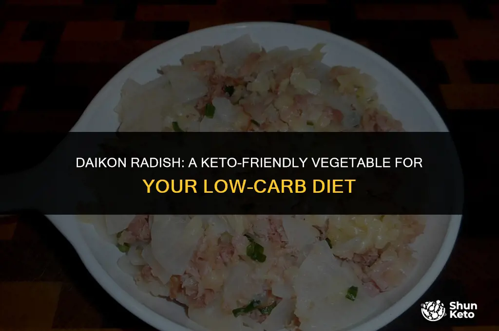 is daikon radish keto