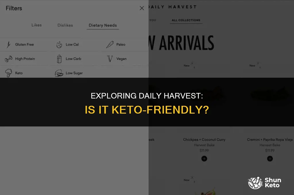 is daily harvest keto