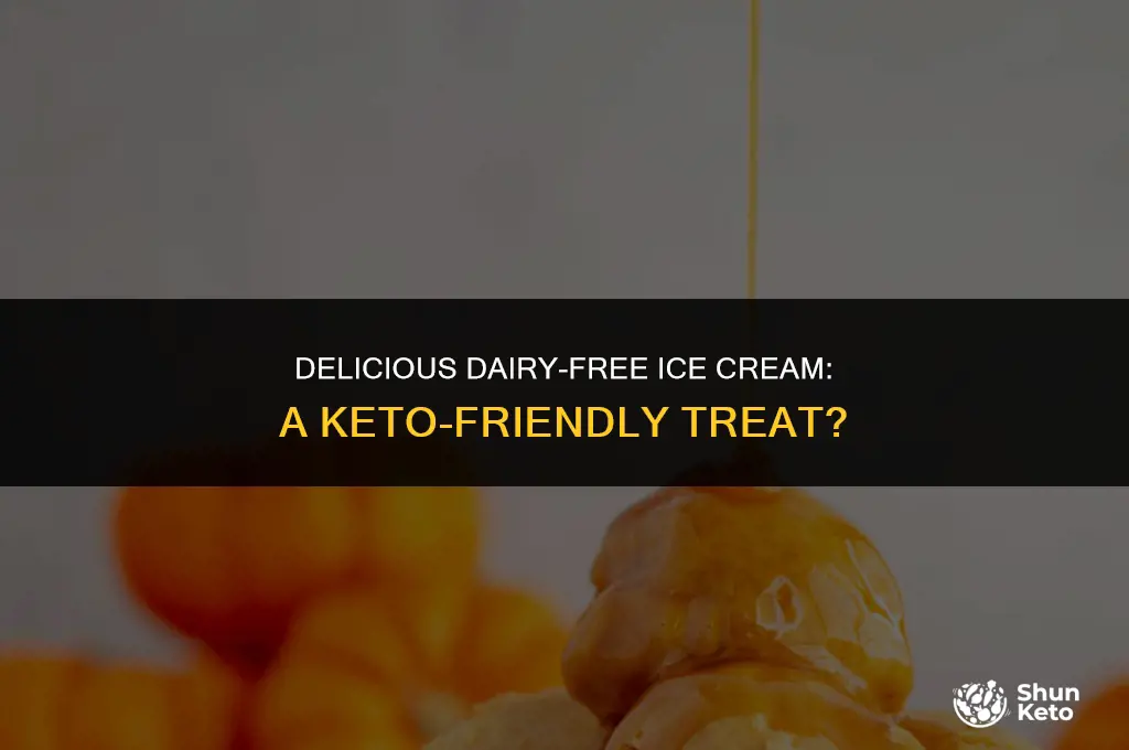 is dairy free ice cream keto friendly
