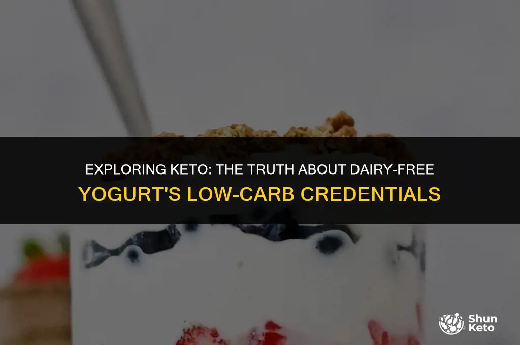 is dairy free yogurt keto friendly