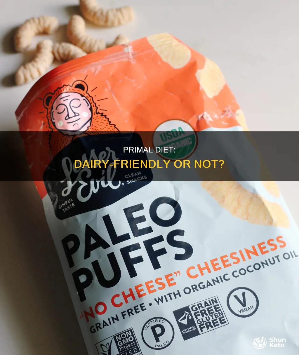 is dairy ok on primal diet