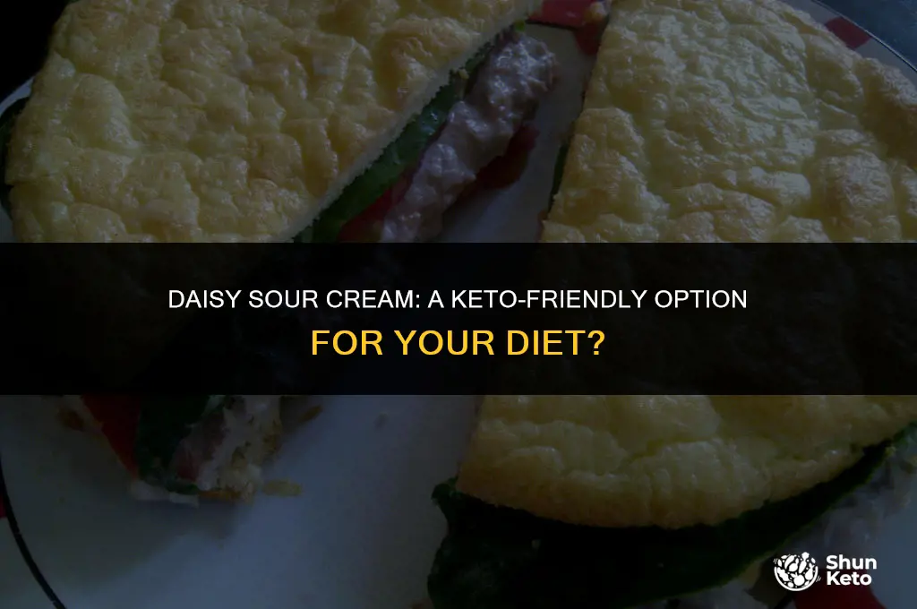 is daisy sour cream keto friendly