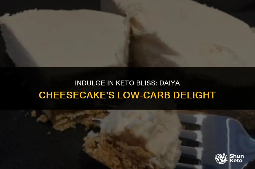is daiya cheesecake keto