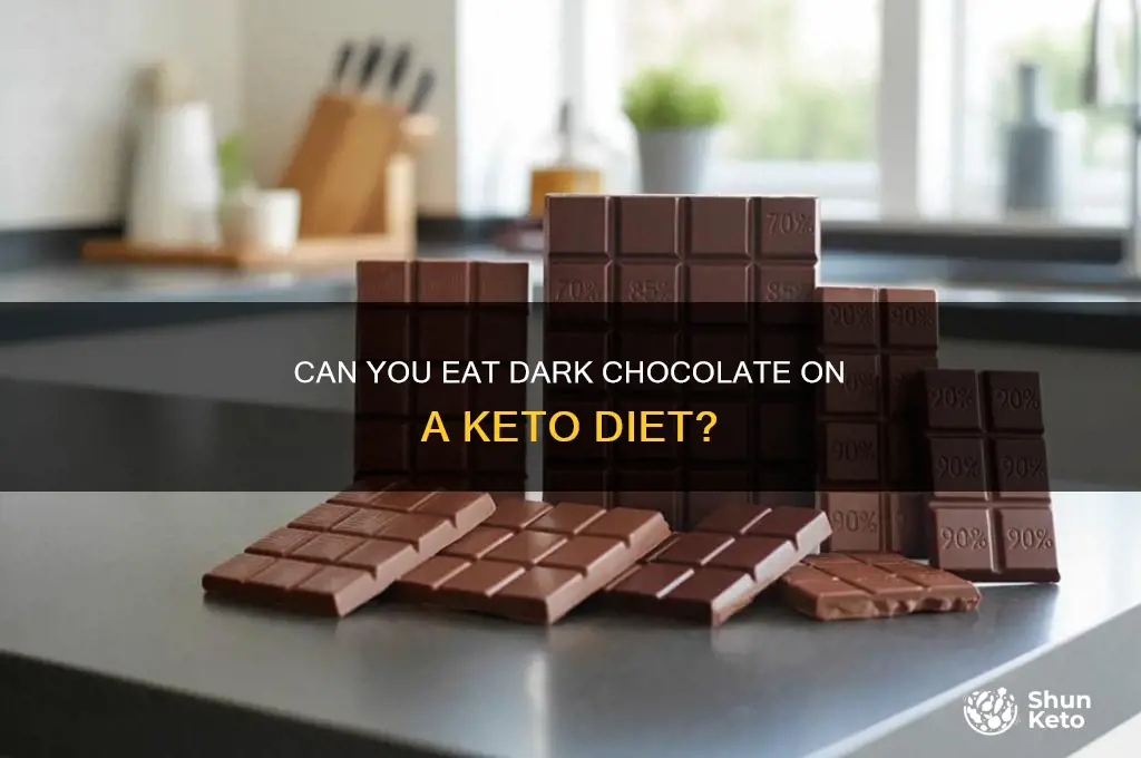 is dark chocolate allowed in keto diet