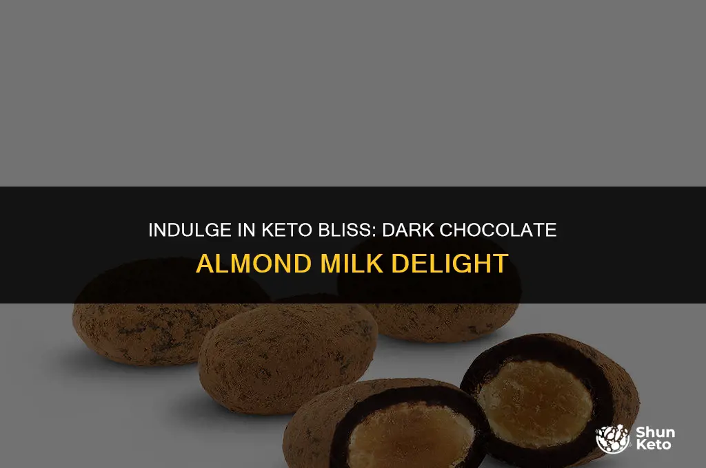 is dark chocolate almond milk keto