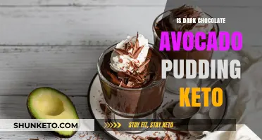 Indulge in Keto Bliss: Dark Chocolate Avocado Pudding Delight