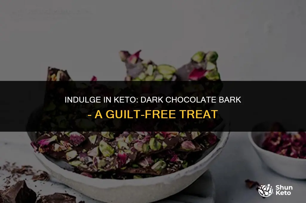 is dark chocolate bark on keto fiet