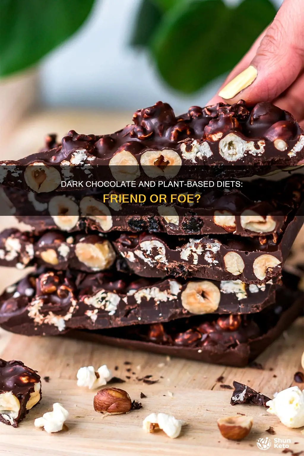 is dark chocolate okay on a plant-based diet