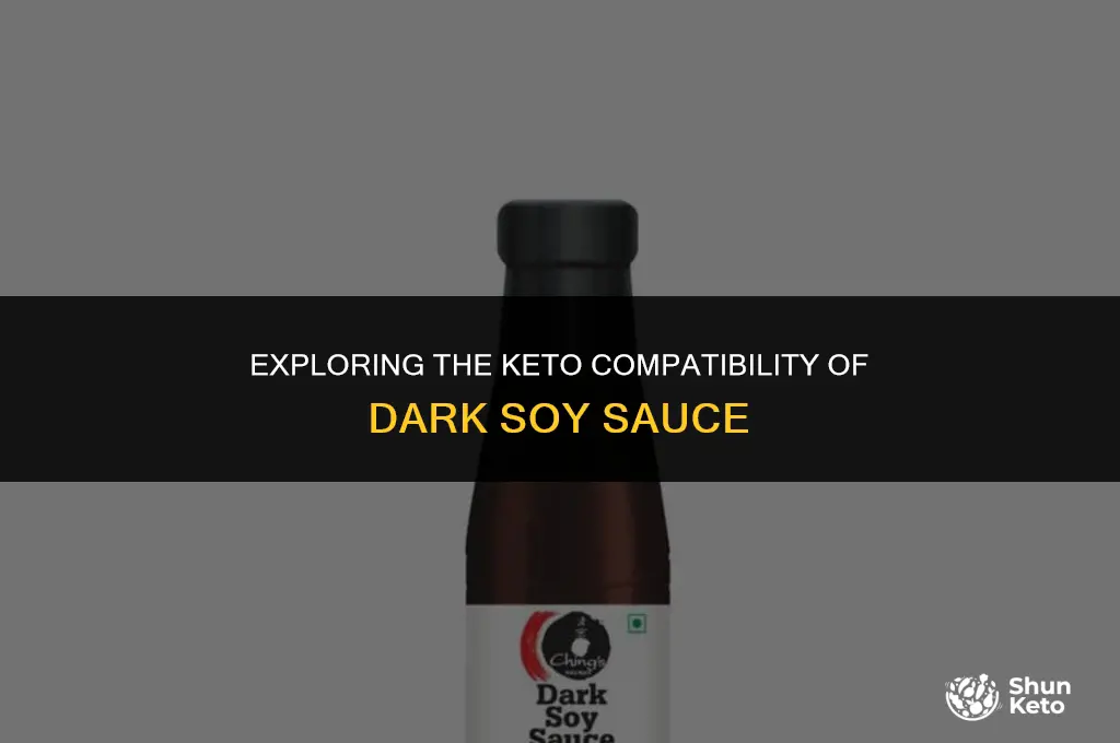 is dark soy sauce keto friendly