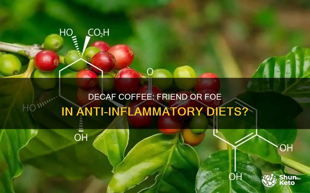 is decaffeinated ok for anti inflammatory diet