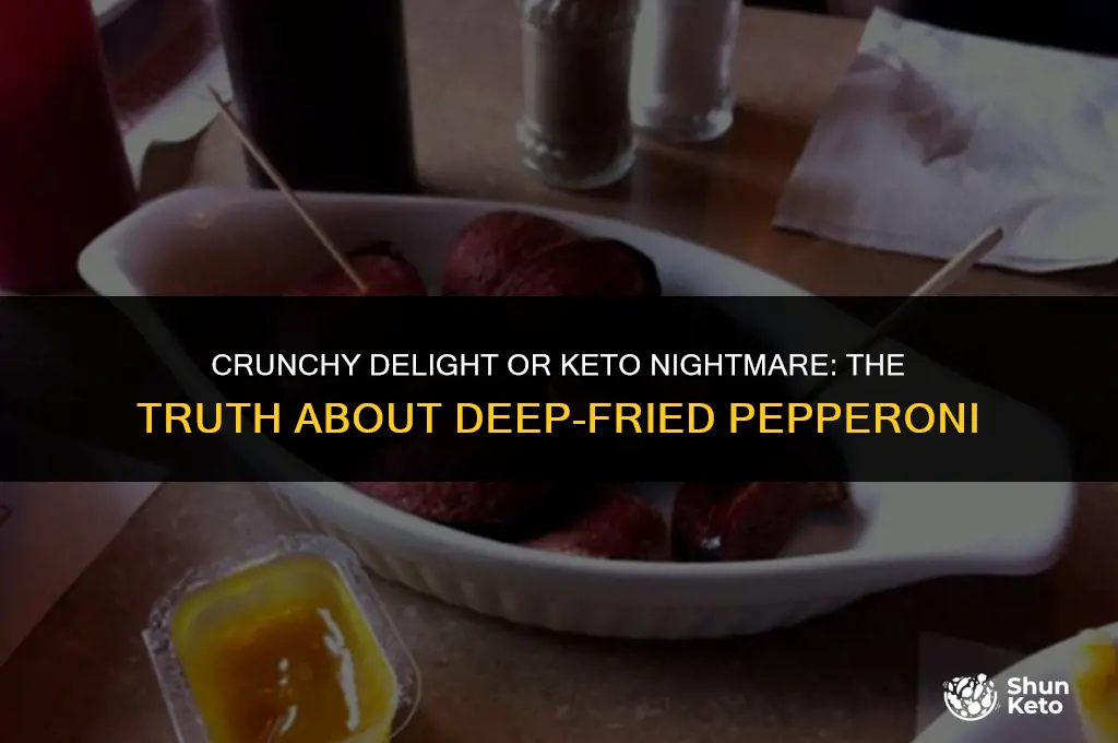 is deep fried pepperoni keto friendly