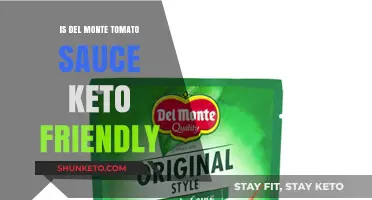 Del Monte Tomato Sauce: A Keto-Friendly Option for Your Diet?