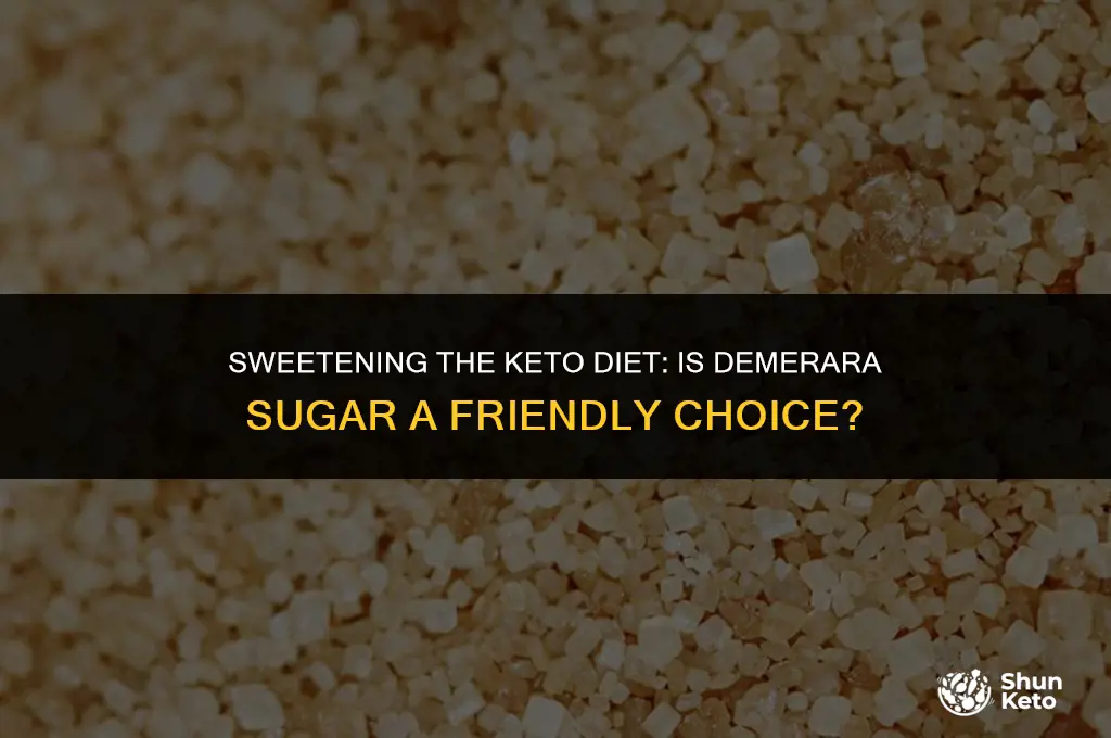 is demerara sugar keto friendly
