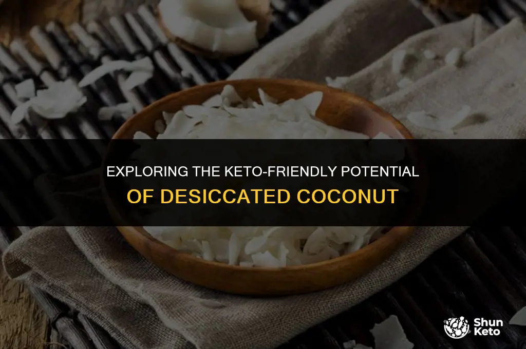 is desiccated coconut keto friendly