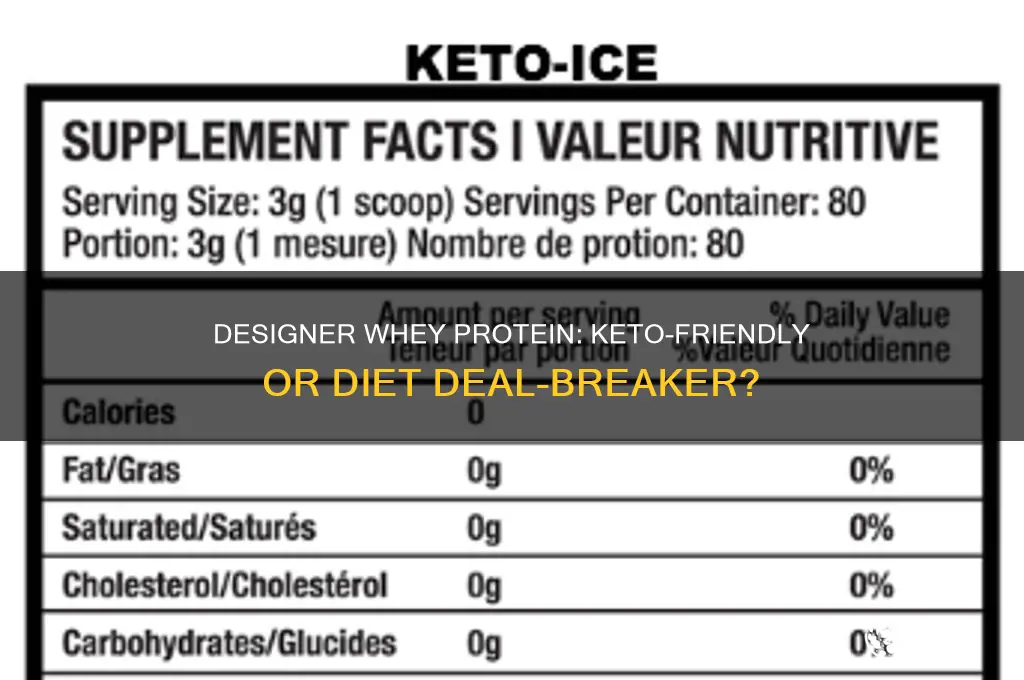 is designer whey protein okay on a keto diet