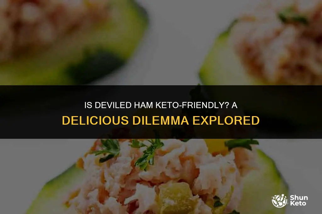 is deviled ham keto