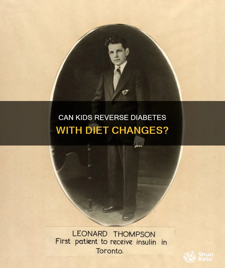is diabetes reversable as a kid with diet changes
