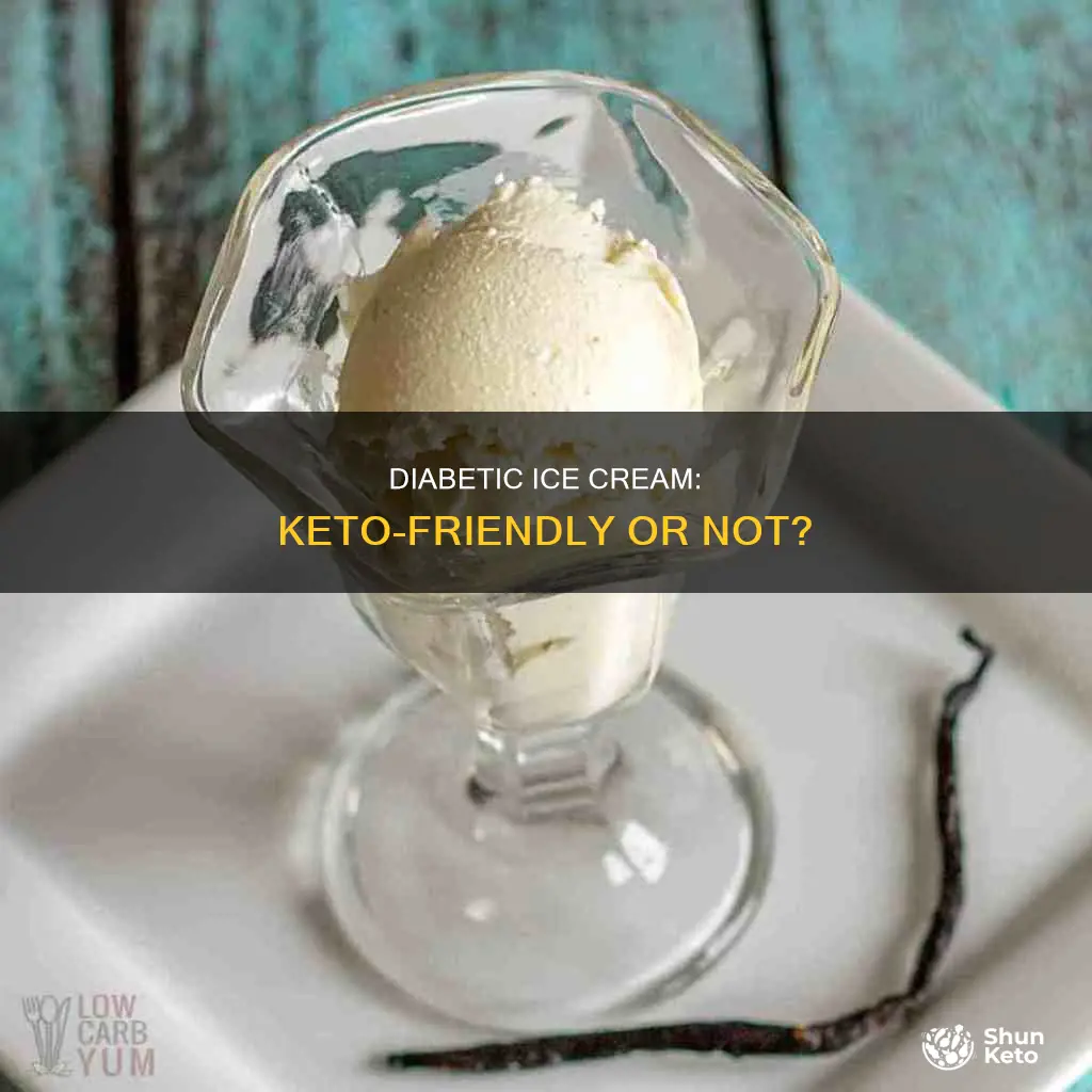 is diabetic ice cream keto