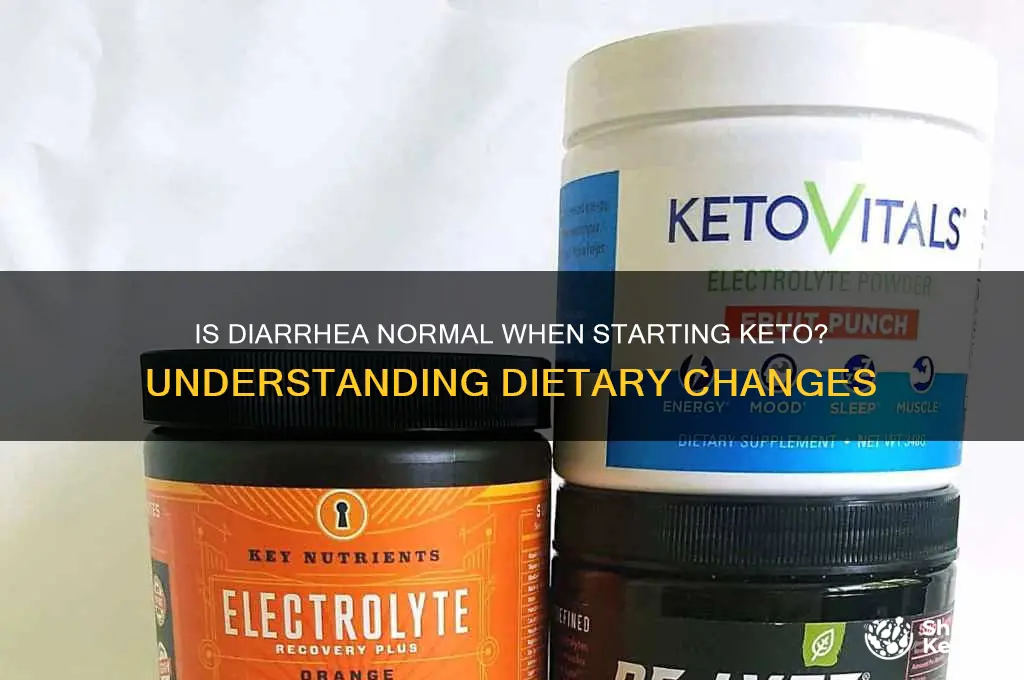is diarrhea normal when starting keto diet