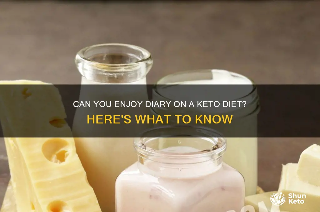 is diary allowed on a keto diet
