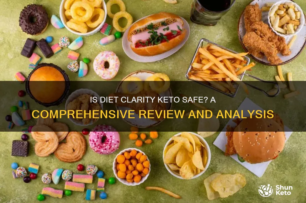 is diet clarity keto safe