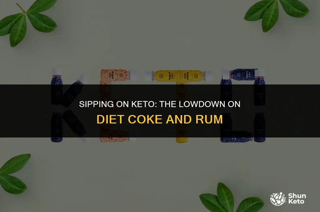 is diet coke and rum keto friendly