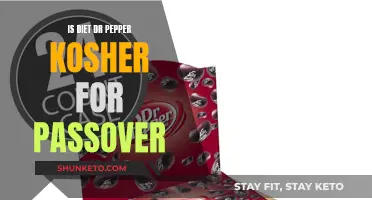 Dr Pepper Diet: Kosher for Passover?