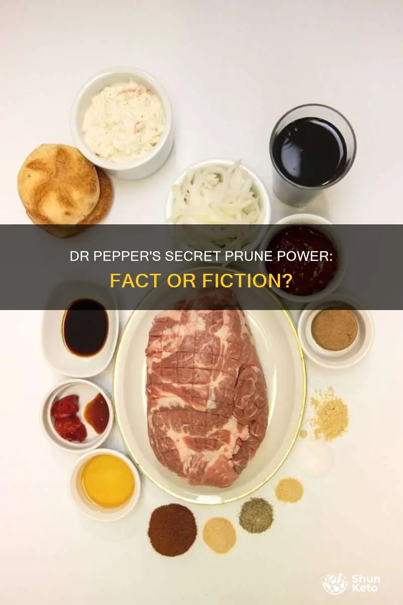 is diet dr pepper made with prunes