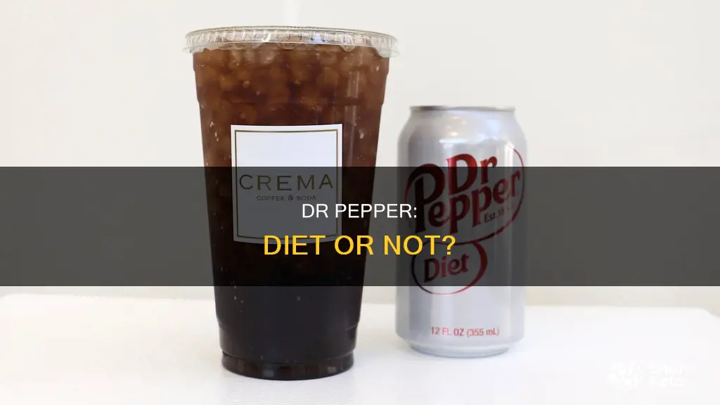 is diet dr pepper ok
