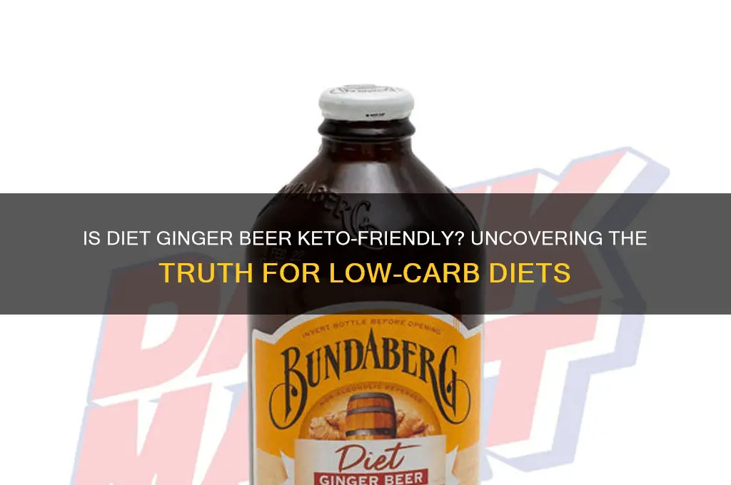 is diet ginger beer keto