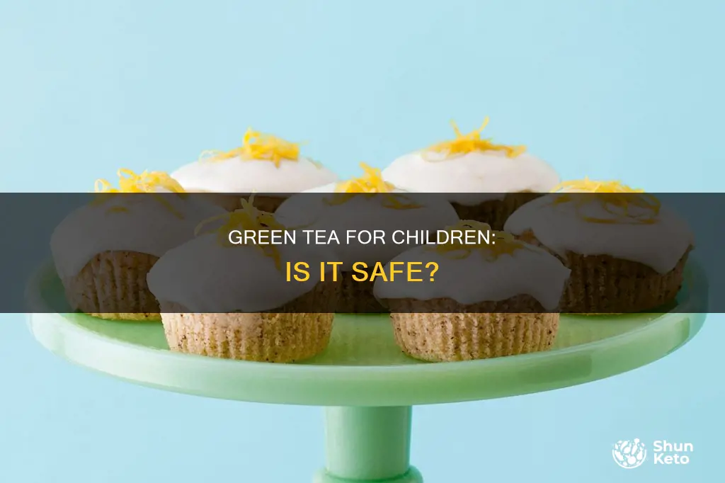is diet green tea safe for children