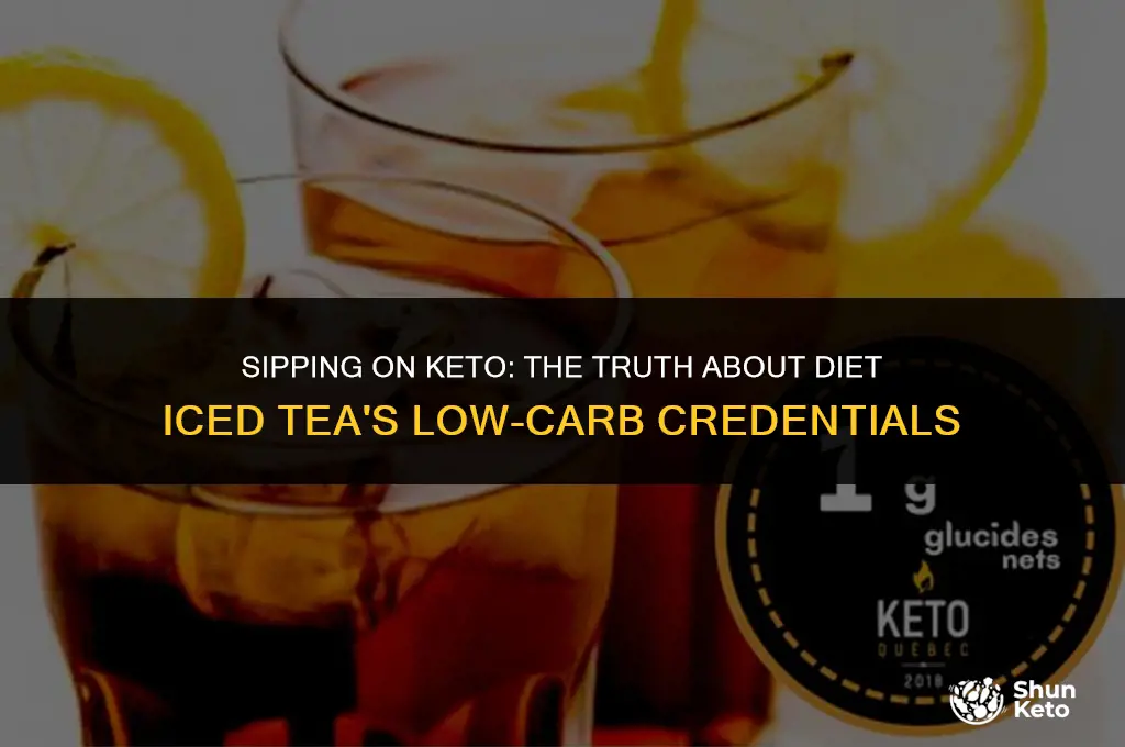 is diet iced tea keto friendly