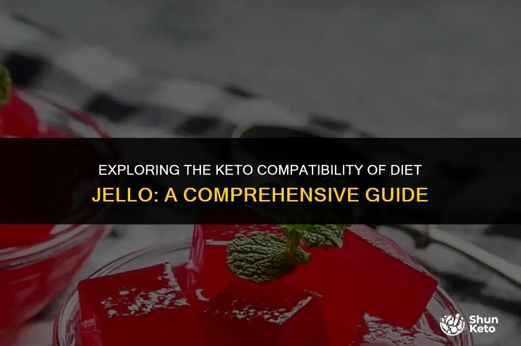 is diet jello keto friendly