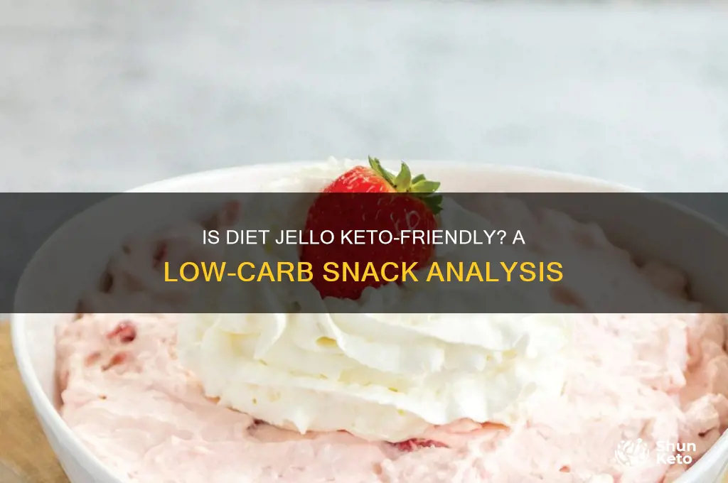 is diet jello keto
