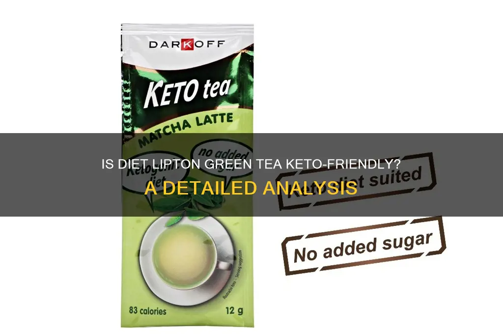 is diet lipton green tea keto