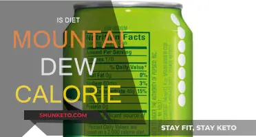 Diet Mountain Dew: Zero Calories, Maximum Taste