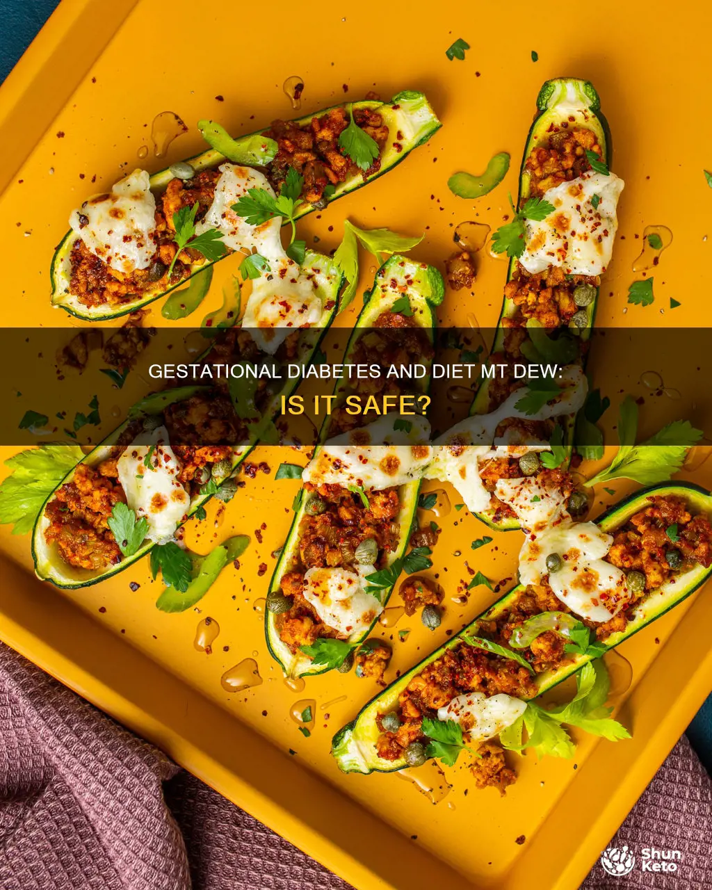 is diet mt dew ok for gestational diabetes