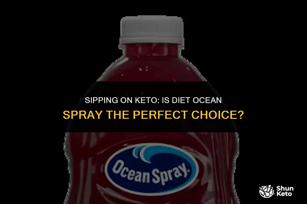 is diet ocean spray keto friendly
