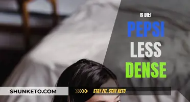Why Diet Pepsi Has Lower Density Than Regular