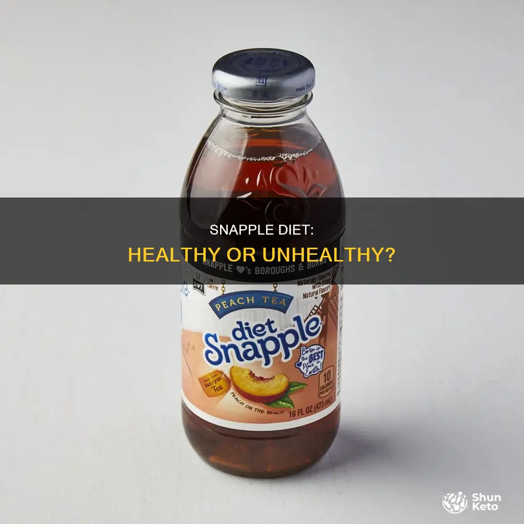 is diet snapple ok