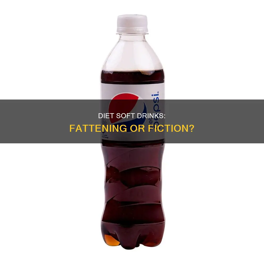 is diet soft drink fattening