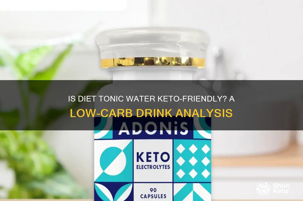 is diet tonic water ok on keto